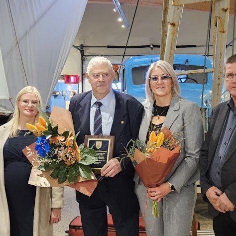 Ásgeir Hjálmarsson og fjölskylda