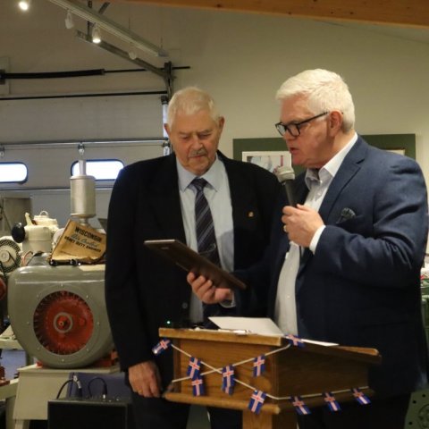 Ásgeir Hjálmarsson og Magnús Stefánsson