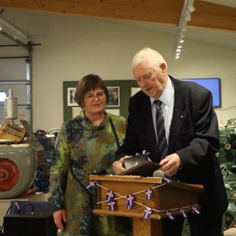 Ásgeir Hjálmarsson og Margrét I. Ásgeirsdóttir