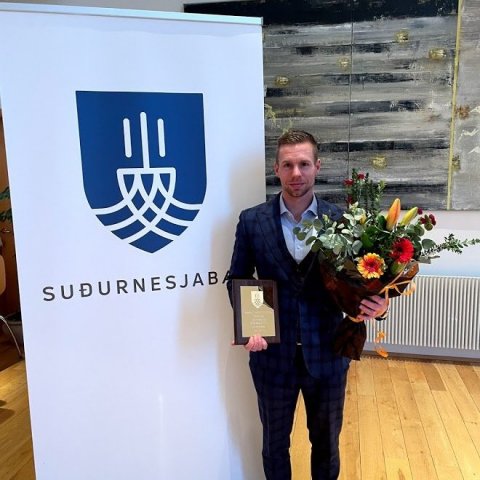 Magnús Sverrir Þorsteinsson - Viðurkenning fyrir góðan árangur í knattspyrnu