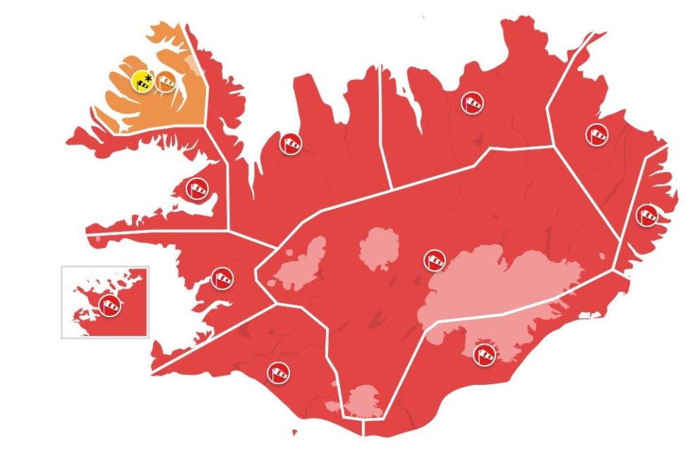 Tilkynning frá neyðarstjórn Suðurnesjabæjar vegna óveðurs