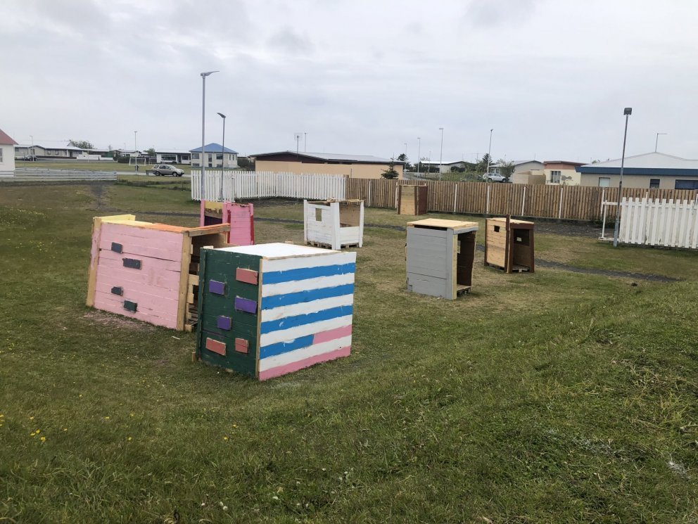 Leikjanámskeið og Kofabyggð 2022