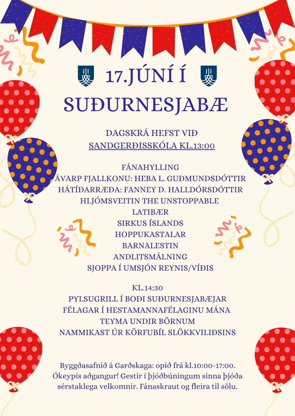 17.júní í Suðurnesjabæ