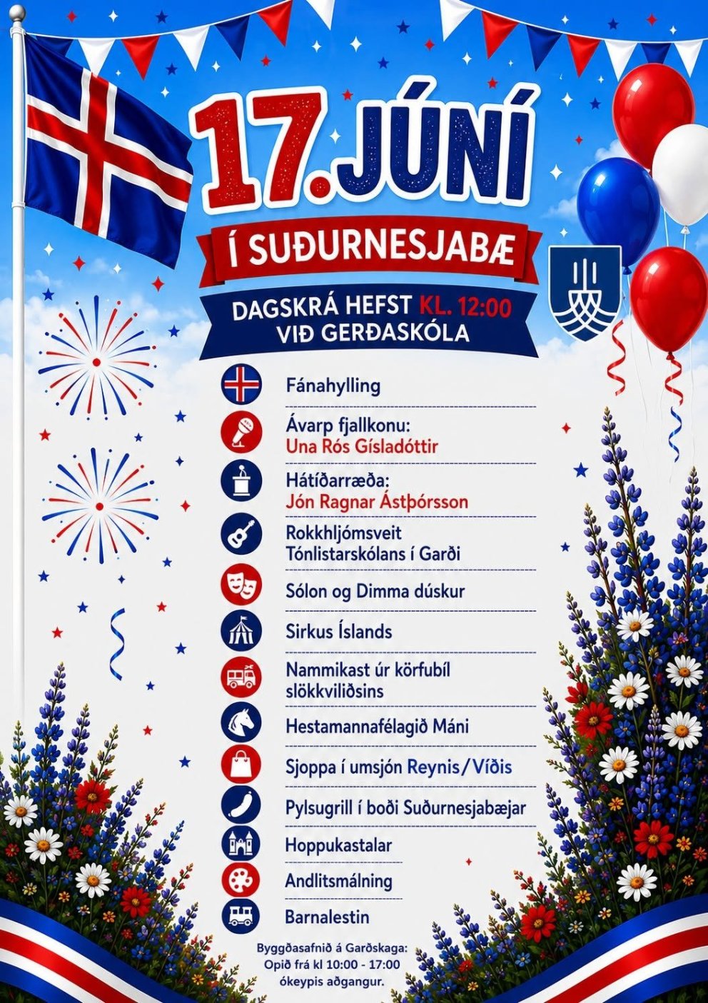 17. júní í Suðurnesjabæ