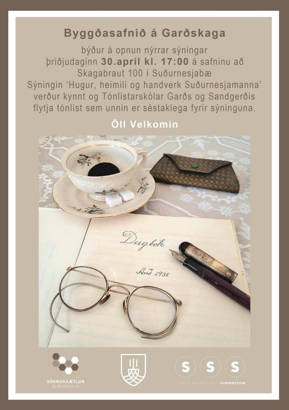 Sýningaropnun á Byggðasafninu á Garðskaga