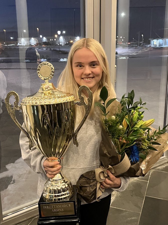 Amelía  Rún íþróttamaður Suðurnesjabæjar fyrir árið 2022