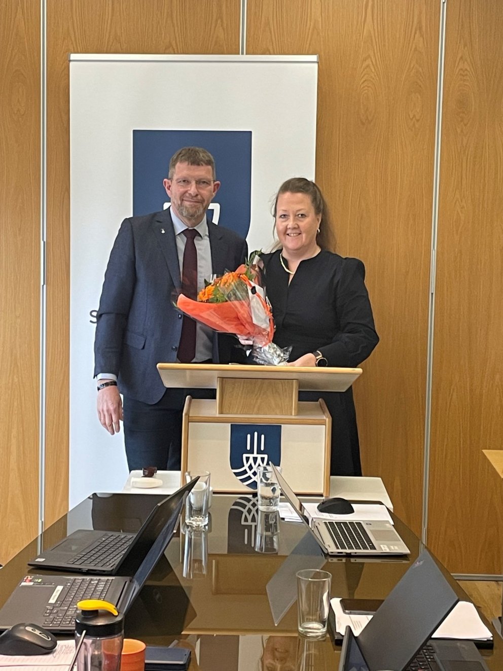 Þakkir við starfslok sviðsstjóra stjórnsýslusviðs