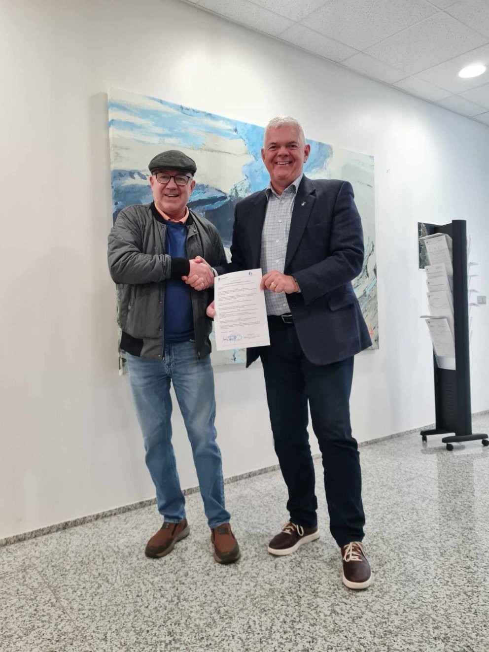 Suðurnesjabær og Blái herinn undirrita samstarfssamning