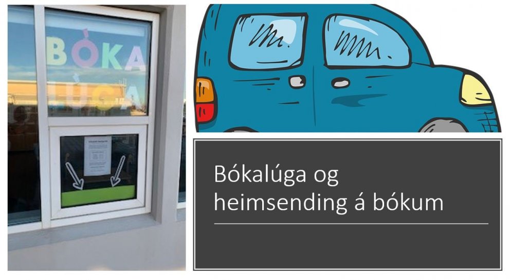 Bókalúga og heimsending á bókum