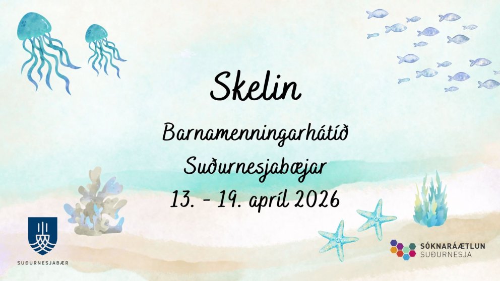 Skelin – Barnamenningarhátíð í Suðurnesjabæ 13.–19. apríl 2026