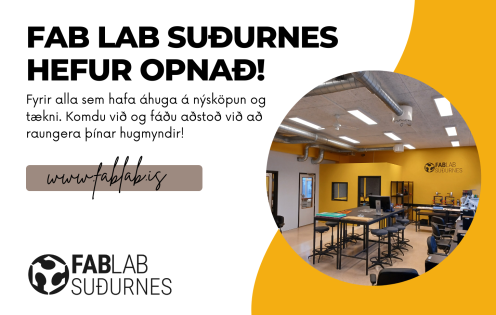 Fab Lab Suðurnes hefur opnað!