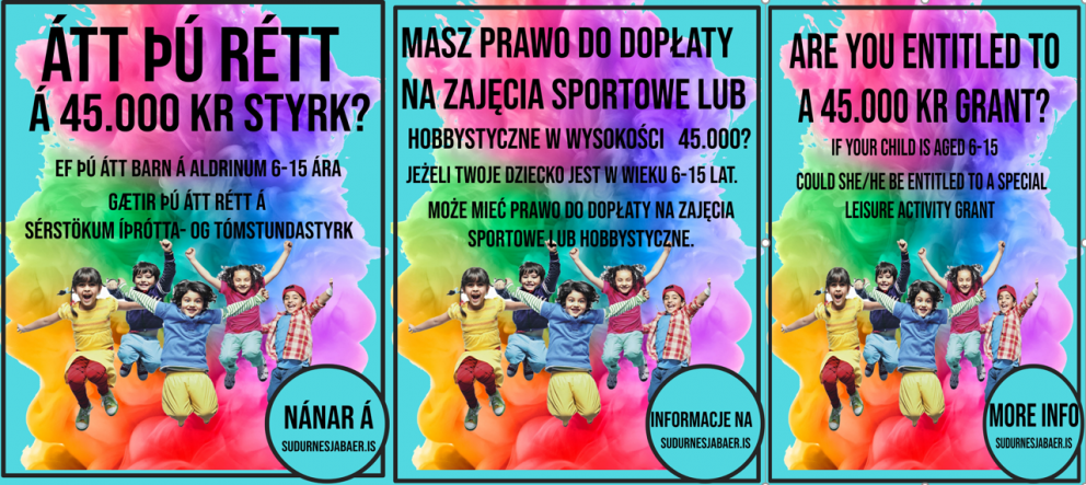 Sérstakur íþrótta- og tómstundastyrkur