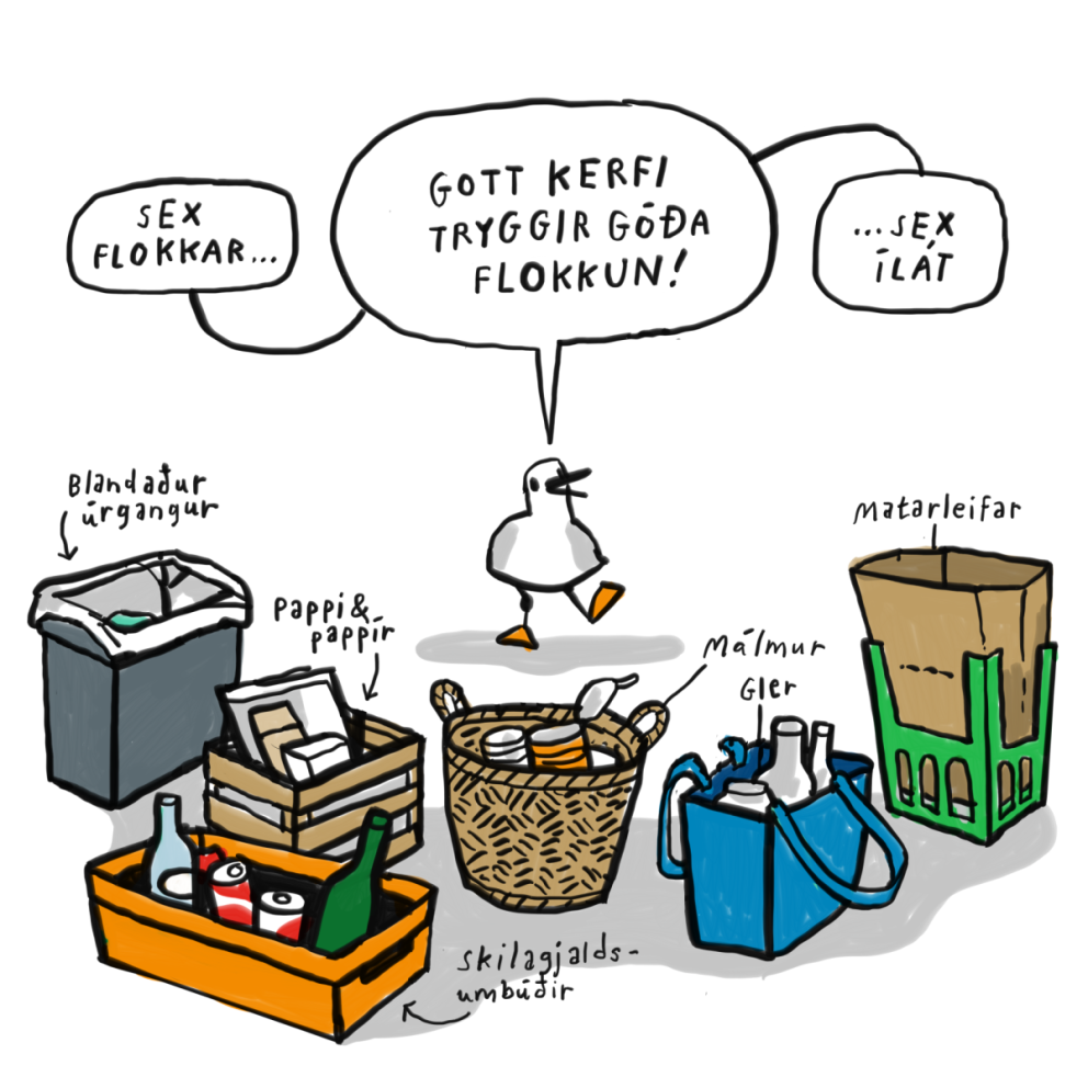 Röng flokkun, Tunnan verður ekki tæmd!