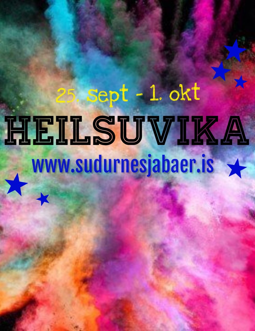 Heilsuvika í Suðurnesjabæ - Dagskrá