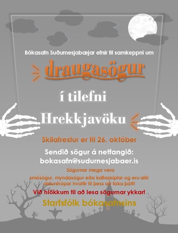 Ert þú með draugasögu í kollinum?