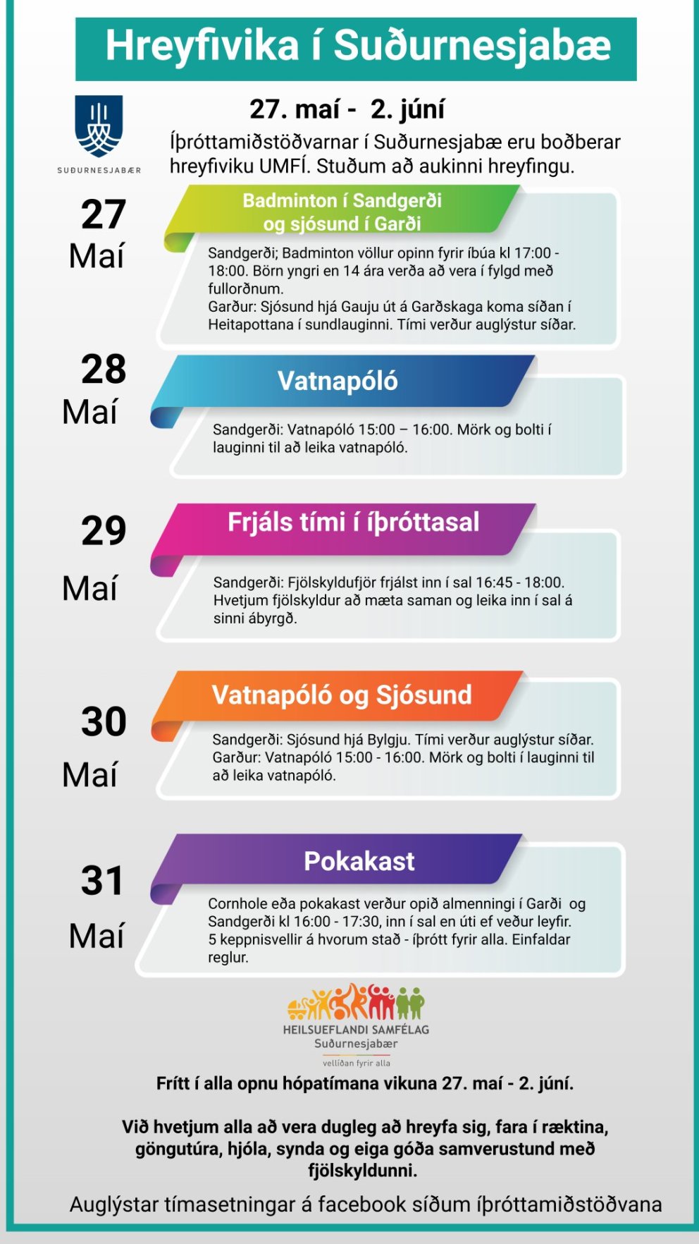 Hreyfivika í Suðurnesjabæ