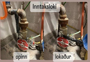 Nú þegar heitt vatn er farið að streyma til húsa á svæðinu er að ýmsu að huga.