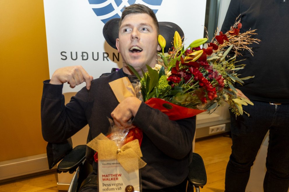 Ástvaldur Ragnar íþróttamaður Suðurnesjabæjar fyrir árið 2023