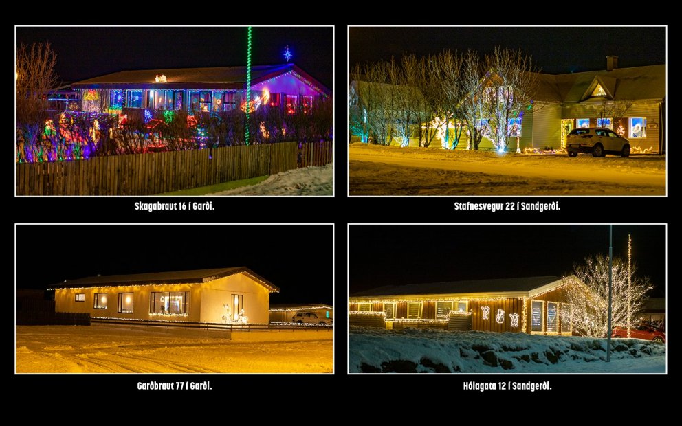 Val á jóla- og ljósahúsum í Suðurnesjabæ