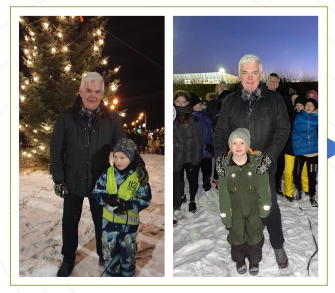 Jólaljósin tendruð í Suðurnesjabæ að morgni Fullveldisdags með nemendum grunnskólanna