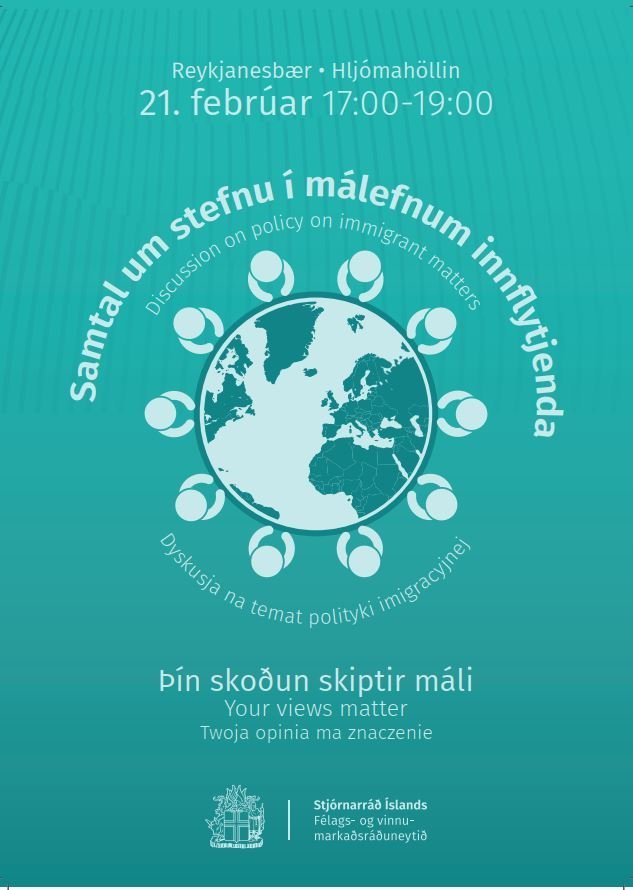 Fundur um stefnu í málefnum innflytjenda og flóttafólks verður haldinn í Reykjanesbæ