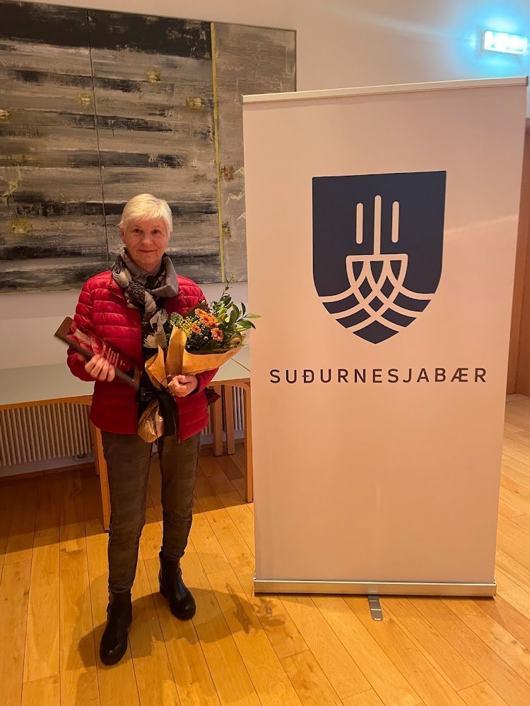 Kristjana Halldóra Kjartansdóttir hlaut viðurkenningu Íþrótta- og tómstundaráðs Suðurnesjabæjar.