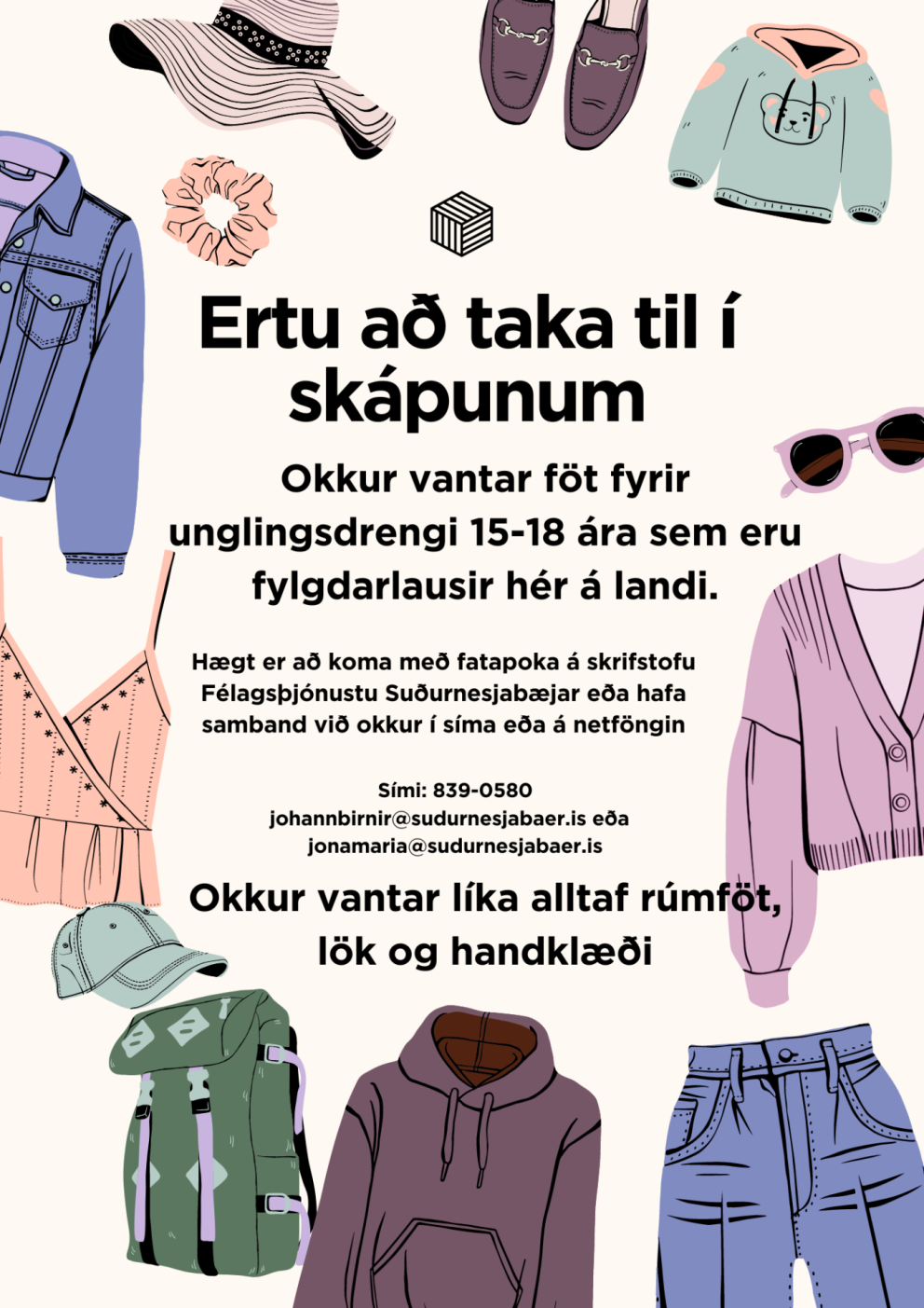 Ertu að taka til í skápunum