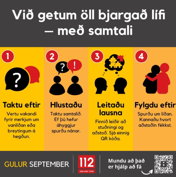 Fræðsla um sjálfsvígshugsanir fyrir starfsfólk