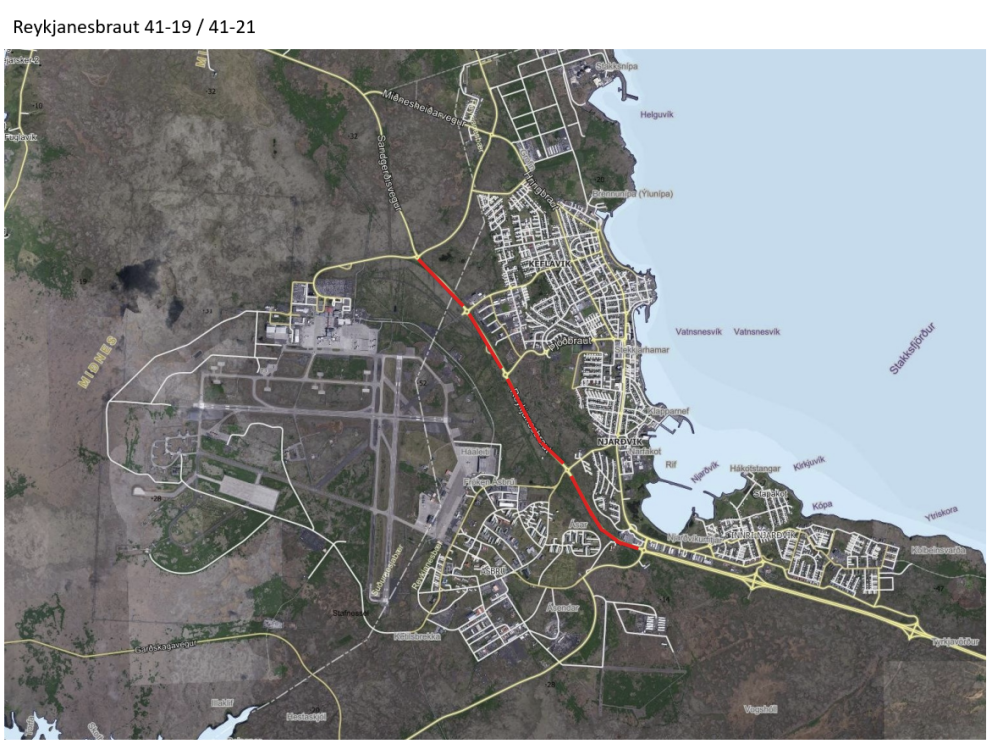 Viðhaldsframkvæmdir og lokanir á Reykjanesbraut laugardaginn 11. október.