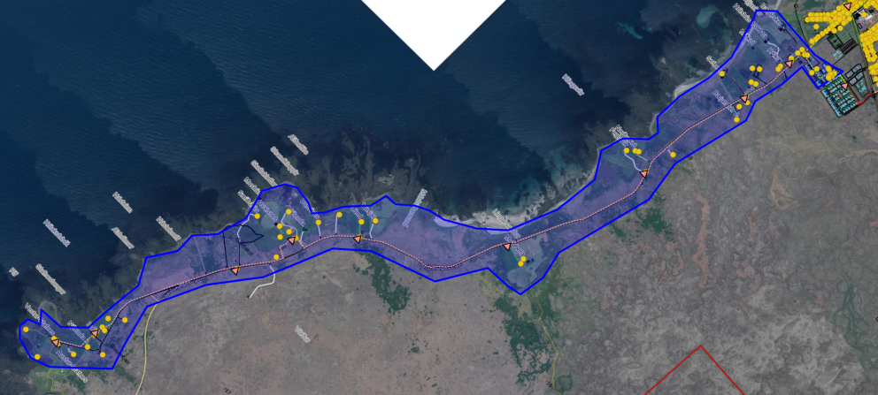 Rafmagnslaust á neðangreindu svæði í átt að Stafnesi þann 15.júní