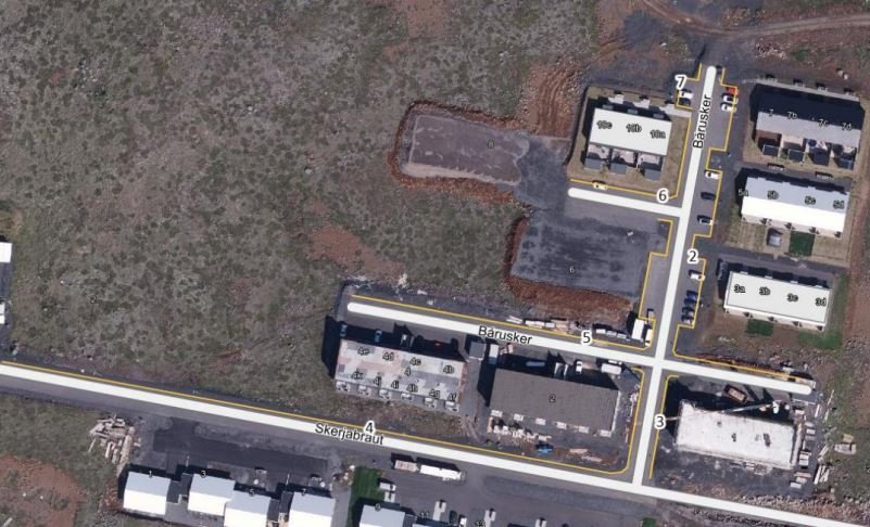 Steypuframkvæmdir í Skerjahverfi