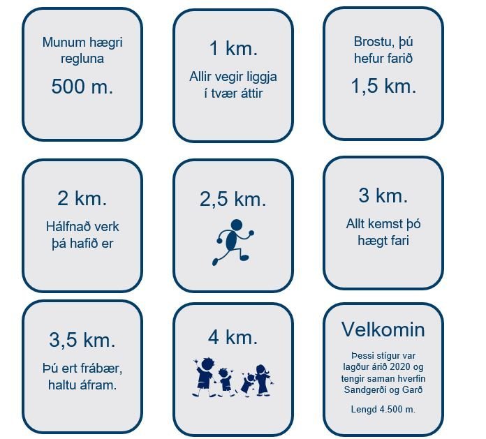 Göngu- og hjólastígurinn verður vígður á fimmtudaginn
