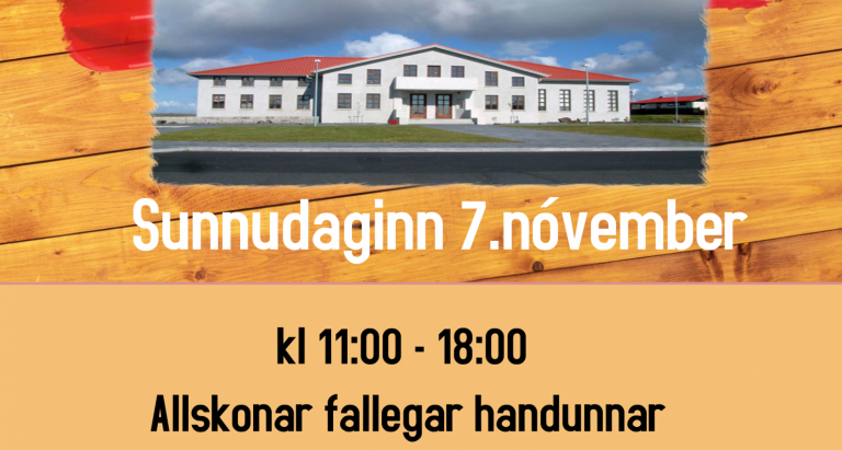 Handverksmarkaður Miðhúsa í Samkomuhúsinu í Sandgerði