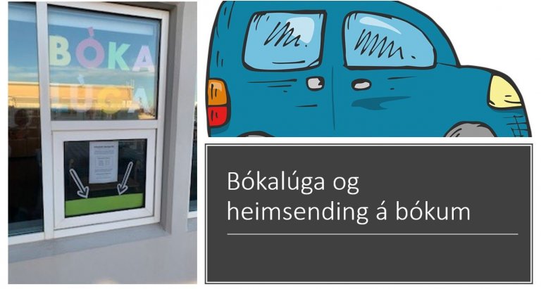Bókalúga og heimsending á bókum
