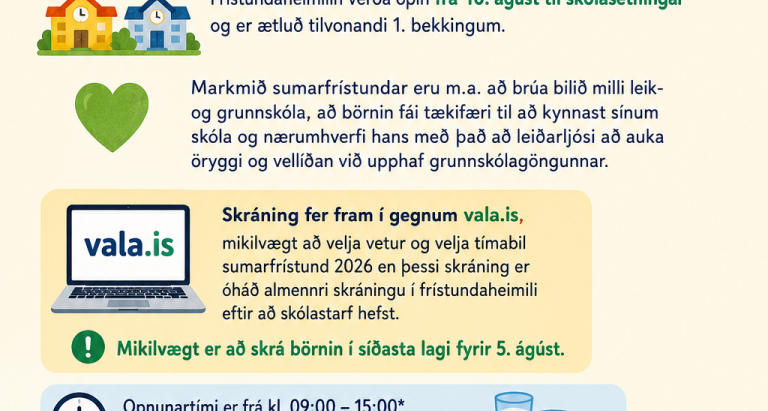 Sumarfrístund 2026