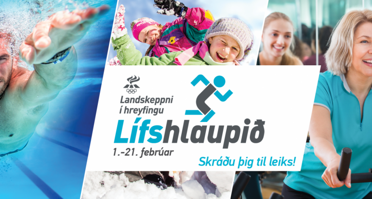 Skráning í Lífshlaupið hefst í dag 18. janúar