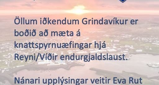 Reynir/Víðir yngri flokkar býður iðkendum Grindavíkur á æfingar