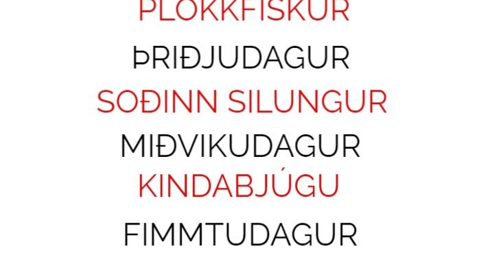 Matseðill vikunnar í Miðhúsum 25. - 29. júlí.
