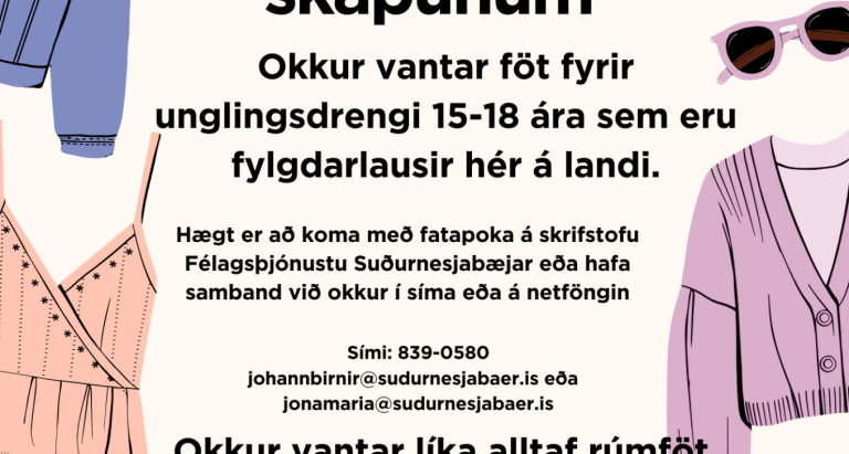 Ertu að taka til í skápunum