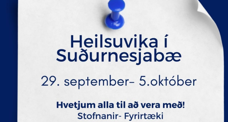 Heilsuvika Suðurnesjabæjar er hafin